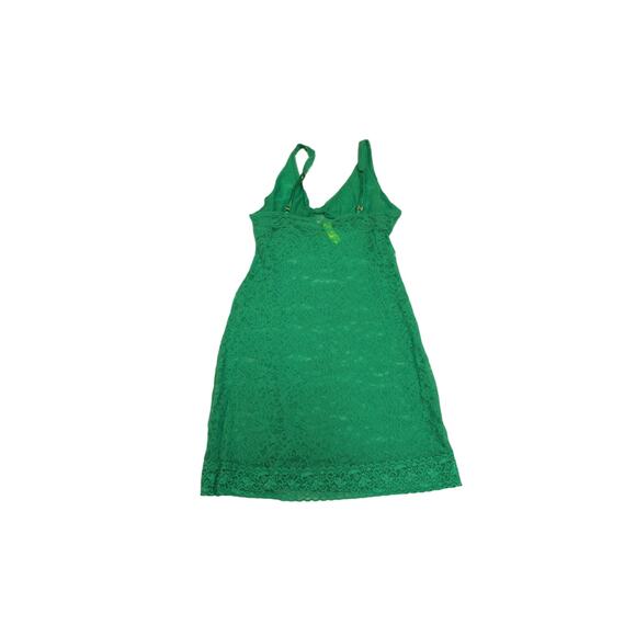 Victorias Secret Teal Lace Mini Dress Size M - Picture 2 of 5